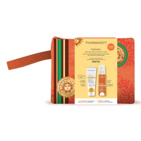 Pharmasept Promo Pack Heliodor Αντηλιακή Κρέμα Προσώπου Face Tinted Sun Cream SPF50 50ml & Bronzing Dry Oil 100ml & Δώρο SunsetGo Beach Pouch
