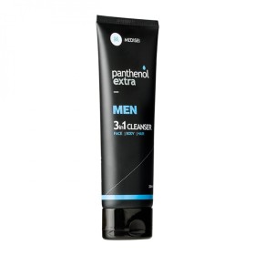 Panthenol Extra Men 3 in1 Cleanser Face Body Hair Ανδρικό Αφρόλουτρο - Σαμπουάν, 200ml