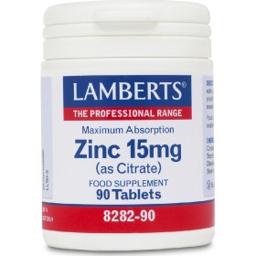 Lamberts Zinc 15mg (Citrate), 90 ταμπλέτες