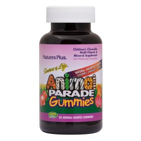 Natures Plus Animal Parade Gummies Assorted Πολυβιταμινούχα Ζελεδάκια με Γεύσεις Φρούτων, 50 ζελεδάκια