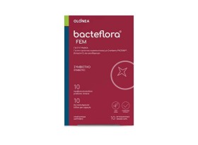 Olonea BacteFlora FEM Συνδυασμός Υψηλής Συγκέντρωσης Προβιοτικών Ευρέως Φάσματος & Πρεβιοτικού, 10κάψουλες