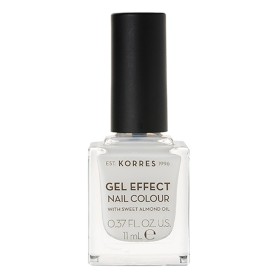 Korres Gel Effect Nail Colour Bερνίκι Νυχιών Porcelain White 2, 11ml