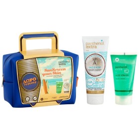 Panthenol Extra Promo Sun Care Face & Body Milk Αντηλιακό Προσώπου & Σώματος Spf50, 200ml & Aloe Vera Ενυδατικό Gel, 150ml & Δώρο Νεσεσέρ