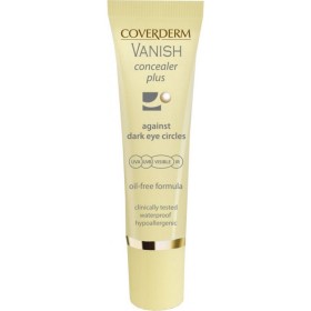 Coverderm Vanish Concealer Plus No3 Αδιάβροχο Κονσίλερ που Μειώνει τους Μαύρους Κύκλους, 10ml