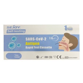 Sejoy SARS-CoV-2 Antigen Rapid Test Cassette Ρινικό Τεστ Ταχείας Ανίχνευσης Αντιγόνου Κορωνοϊού, 1τμχ