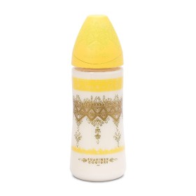 Suavinex Couture Μπιμπερό με Φυσιολογική Θηλή Σιλικόνης 360ml Κίτρινο
