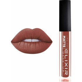 Elixir Make-up Liquid Lip Matte Κρεμώδες Ματ Κραγιόν, 404 Light Mahogany