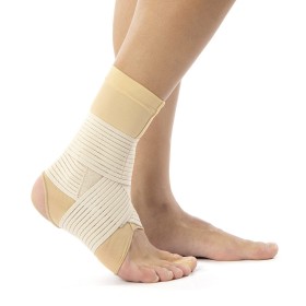 Anatomic Help 0031 Επιστραγαλίδα με 2 Δέστρες Ελαστική, 1τμχ