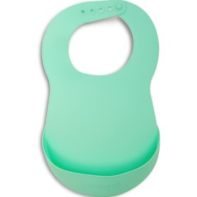 Suavinex Σαλιαρα Σιλικόνης Βοοο Πράσινη +4Μ