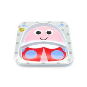 Oops Παιδικό Πιάτο με Χωρίσματα Ladybug 6m+, 1τμχ