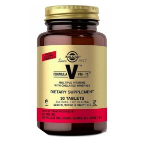 Solgar Formula VM 75 Πολυβιταμίνη για Τόνωση & Ευεξία Ιδανική για Καταπολέμηση της Σωματικής & Πνευματικής Κόπωσης, 30tabs