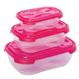 ΚΥΚΛΩΨ ΦΑΓ/ΧΕΙΟ FRESCO ΟΡΘΟΓΩΝΙΟ (3τεμ.) 0,5lit/2.1lit/1.2lit