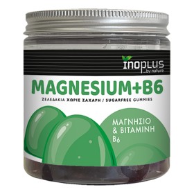 Inoplus Magnesium + Vitamin B6, 60ζελεδάκια