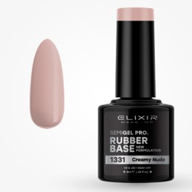 Elixir Semigel Ημιμόνιμο Βερνίκι Νυχιών Creamy Nude 1331, 8ml