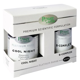 Powerhealth Set Platinum Range Cool Night Συμπλήρωμα Διατροφής για Ήρεμο Ύπνο, 30tabs & Δώρο Platinum Range Vitamin B-Complex, 20tabs