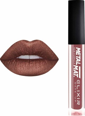 Elixir Make-Up Liquid Lip Metal Matte Υγρό Ματ Κραγιόν 429 Metallic Bronze, 1τμχ