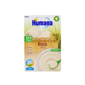 Humana Βιολογική Κρέμα Ρυζάλευρο Χωρίς Γάλα 4m+, 200gr