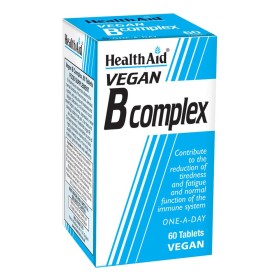 Health Aid Vegan B-Complex Συμπλήρωμα Διατροφής με Σύμπλεγμα Βιταμινών Β, 60tabs