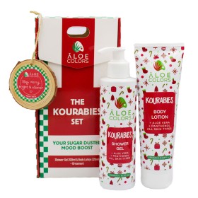 Aloe Colors The Kourabies Set με Αφρόλουτρο Σώματος, 200ml, Γαλάκτωμα Σώματος, 120ml & Στολίδι Δέντρου