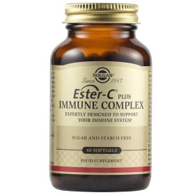 Solgar Ester-C Plus Immune Complex Συμπλήρωμα Διατροφής με Βιταμίνη C για Τόνωση του Ανοσοποιητικού, 60 softgels
