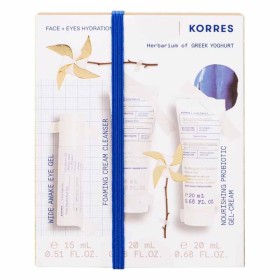 Korres Ελληνικό Γιαούρτι Gel Ματιών 15ml + Καθαριστικό 20ml + Κρέμα Προσώπου 20ml, 1σετ