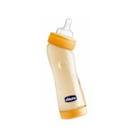 Chicco Μπιμπερό με Κλίση με Θηλή Σιλικόνης 0m+, 250ml 