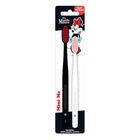 Mr.White Παιδικές Οδοντόβουρτσες Minne Άσπρη+Μαύρη Soft Medium, 2τμχ