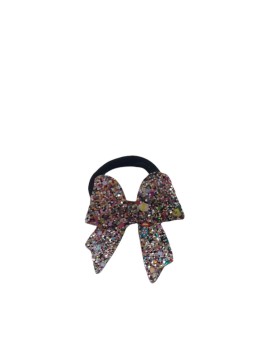 Ro Accessories Παιδικό Λάστιχο Μαλλιών Φιόγκος Γκλίτερ 160071, 1τμχ