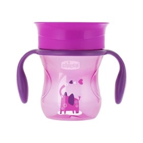 Chicco Perfect Cup Κύπελλο με Λαβές 12m+,  Φούξια, 200ml