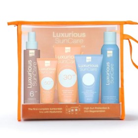 Intermed Promo Luxurious Suncare High Protection Αντηλιακή Κρέμα Προσώπου SPF50, 75ml & Αντηλιακή Κρέμα Σώματος SPF30, 200ml & Λάδι Μαυρίσματος, 200ml & After Sun Δροσιστικό Gel, 150ml & Αντιοξειδωτικό Σπρέι Σώματος, 200ml
