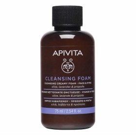 Apivita Cleansing Foam Αφρός Καθαρισμού Προσώπου & Ματιών Με Ελιά & Λεβάντα, 75ml