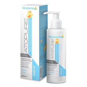 Helenvita Atopure Baby Bath Oil - Παιδικό Ελαιώδες Αφρόλουτρο Για Δέρμα Με Τάση Ατοπίας, 200ml