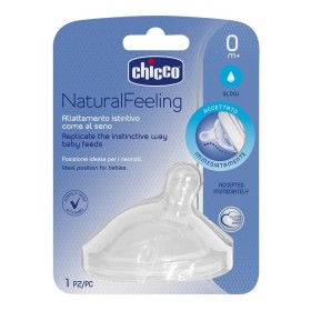 Chicco Θηλή Σιλικόνης Natural Feeling Αργή Ροή 0m+, 1τμχ