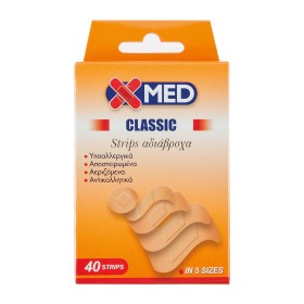 Medisei X Med Strips Classic, Επιθέματα σε 5 μεγέθη, 40τμχ