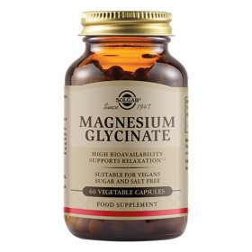 Solgar Magnesium Glycinate Συμπλήρωμα Διατροφής με Μαγνήσιο Γλυκινικό, 60κάψουλες