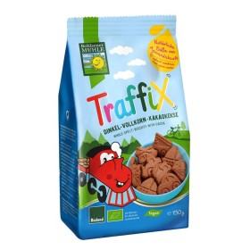 Bohlsener Muhle Traffix Whole Spelt Biscuits Μπισκότα με Ντίνκελ & Κακάο, 125g