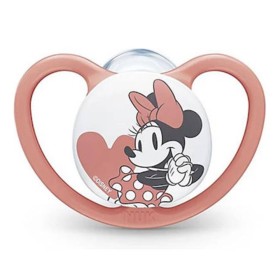Nuk Mickey Mouse Space Ορθοδοντική Πιπίλα Σιλικόνης για 6-18m Ροζ, 1τμχ