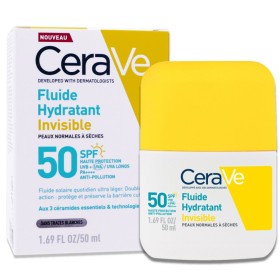 CeraVe Invisible Hydrating Normal to Dry Skin Αντηλιακή Λοσιόν Προσώπου SPF50 50ml