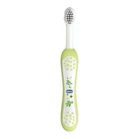 Chicco Toothbrush Οδοντόβουρτσα 6m+ Πράσινη, 1τμχ