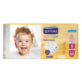 Septona Calm N Care Baby Diapers Πάνες Junior No5 (11-16kg), 44τμχ