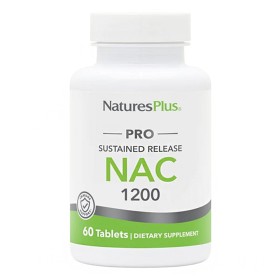  Natures Plus Pro NAC 1200mg Συμπλήρωμα Διατροφής, 60tabs