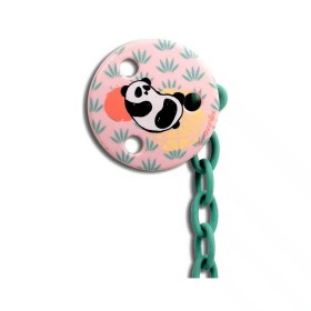Suavinex Στρογγυλό Κλίπ Πιπίλας 0+m, Pink Panda