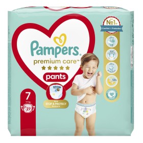  Pampers Premium Care Πάνες Βρακάκι No.7 για 17+kg, 27τμχ
