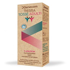Genecom Terra Tosse Adulti Σιρόπι για Ξηρό και Παραγωγικό Βήχα Μέλι, 150ml