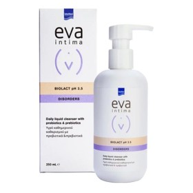 Intermed Eva Intima Biolact pH 3.5 Disorders, Υγρό Καθαρισμού με Προβιοτικά & Πρεβιοτικά, 250ml