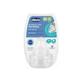 Chicco Physio Teat Anti-Colic Θηλή Σιλικόνης Αργής Ροής 0m+, 2τεμ