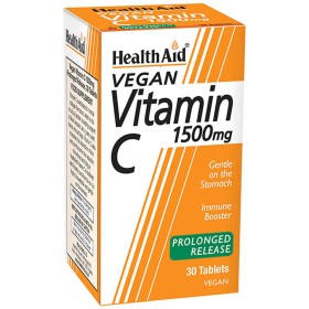 Health Aid Vitamin C 1500mg Prolonged Release Βιταμίνη C Βραδείας Αποδέσμευσης, 30tabs