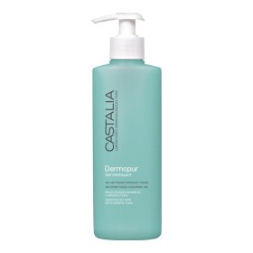 Castalia Dermopur Gel Nettoyant, Απαλό Αφρίζον Καθαριστικό gel Ιδανικό για τη Λιπαρή Ευαίσθητη Επιδερμίδα με Ατέλειες, 300ml