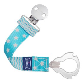 Chicco Fashion Clip Κλίπ Πιπίλας 0m+ Σιέλ, 1τεμ 