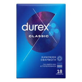 Durex Classic Προφυλακτικά με Ήπια Λίπανση, 18τεμ
